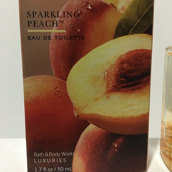 BATH & BODY WORKS LUXURIES SPARKLING PEACH EDT 1.7 fl. oz NEW! - Picture 3 of 3